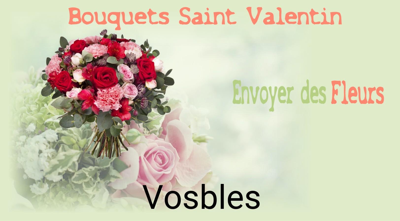 Roses de Saint-Valentin livrées à Vosbles